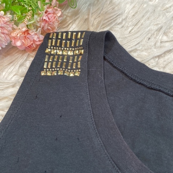 Christian Audigier 1958 Embellished High Low Tank sz L - Picture 3 of 13